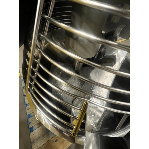 Scratch and Dent Globe SP60 60 Qt. Planetary Floor Mixer with Guard & Standard Accessories - 220V, 3 hp