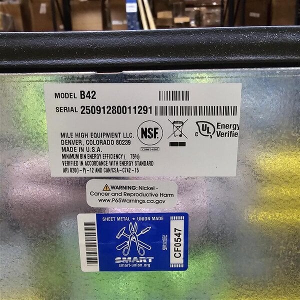 Scratch and Dent Ice-O-Matic B42PS Ice Storage Bin - 351 lb.