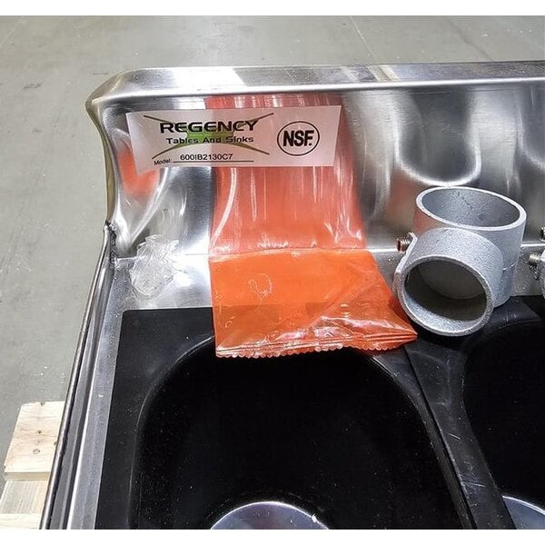 Scratch and Dent Regency 21" x 30" Underbar Ice Bin with 7 Circuit Post-Mix Cold Plate and Bottle Holders