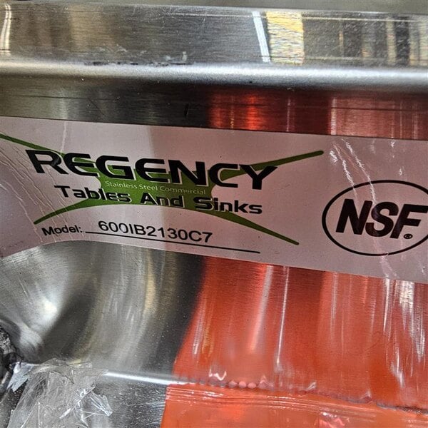 Scratch and Dent Regency 21" x 30" Underbar Ice Bin with 7 Circuit Post-Mix Cold Plate and Bottle Holders