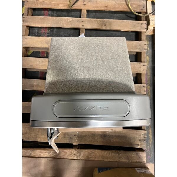 Scratch and Dent Zurn Elkay EZSDWSLK ezH20 Light Gray Hands-Free Non-Filtered Bottle Filling Station with Drinking Fountain - Non-Refrigerated
