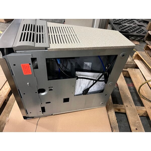 Scratch and Dent Zurn Elkay EZSDWSLK ezH20 Light Gray Hands-Free Non-Filtered Bottle Filling Station with Drinking Fountain - Non-Refrigerated