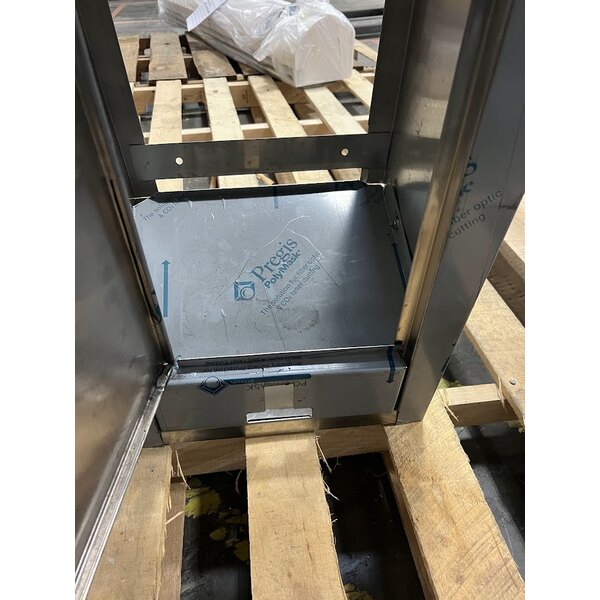 Scratch and Dent Advance Tabco 7-PS-99 Hands Free Hand Sink with Pedestal Base, Soap and Towel Dispenser, and Trash Bin