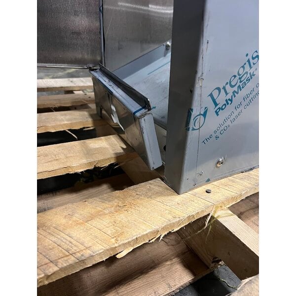 Scratch and Dent Advance Tabco 7-PS-99 Hands Free Hand Sink with Pedestal Base, Soap and Towel Dispenser, and Trash Bin