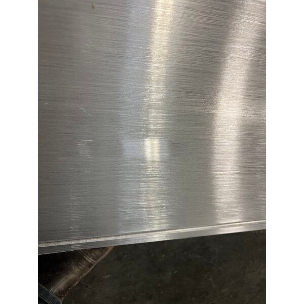 Scratch and Dent Eastern Tabletop Pillard 37 1/2" x 15 1/2" Stainless Steel Stand with Aluminum Griddle Top 3259A