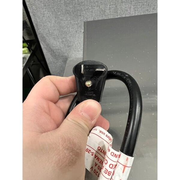 Scratch and Dent Amana HDC12A2 Heavy Duty Stainless Steel Commercial Microwave with Push Button Controls - 120V, 1200W