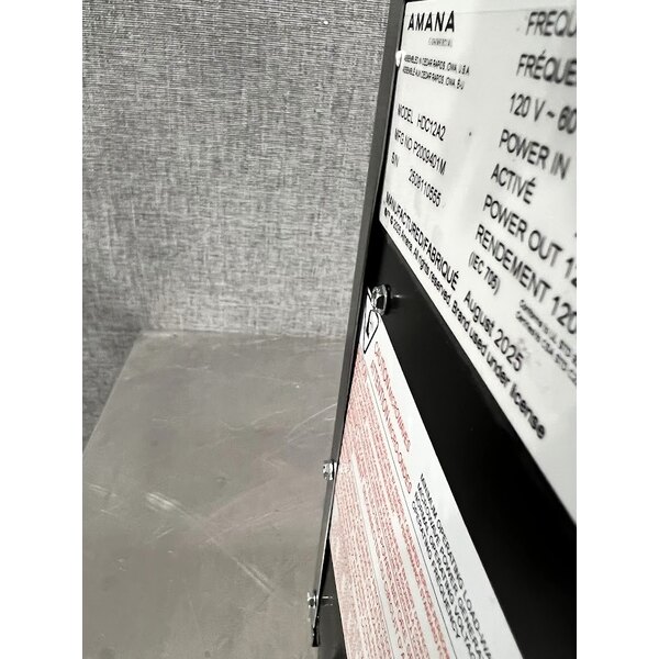 Scratch and Dent Amana HDC12A2 Heavy Duty Stainless Steel Commercial Microwave with Push Button Controls - 120V, 1200W