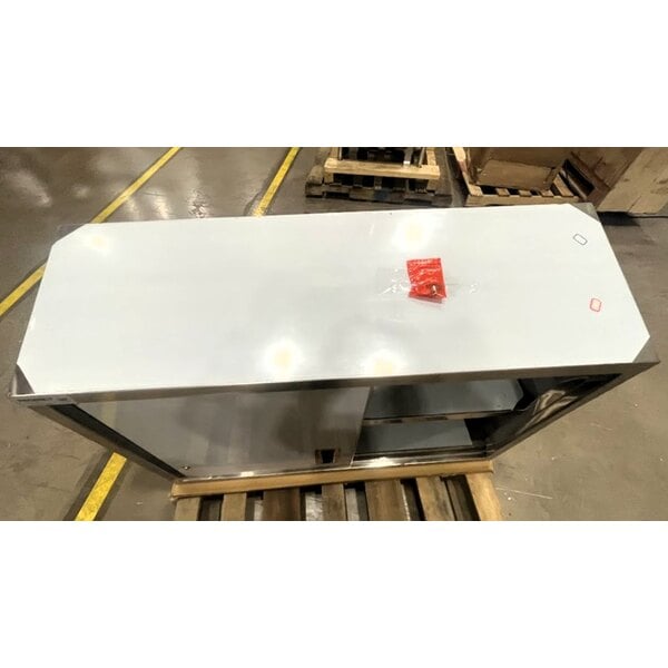 Scratch and Dent Regency 48" Stainless Steel Wall Cabinet with Sliding Doors