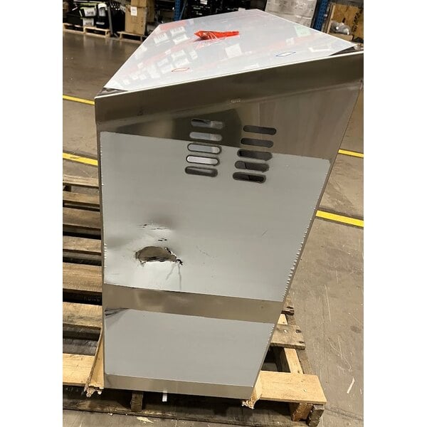 Scratch and Dent Regency 48" Stainless Steel Wall Cabinet with Sliding Doors