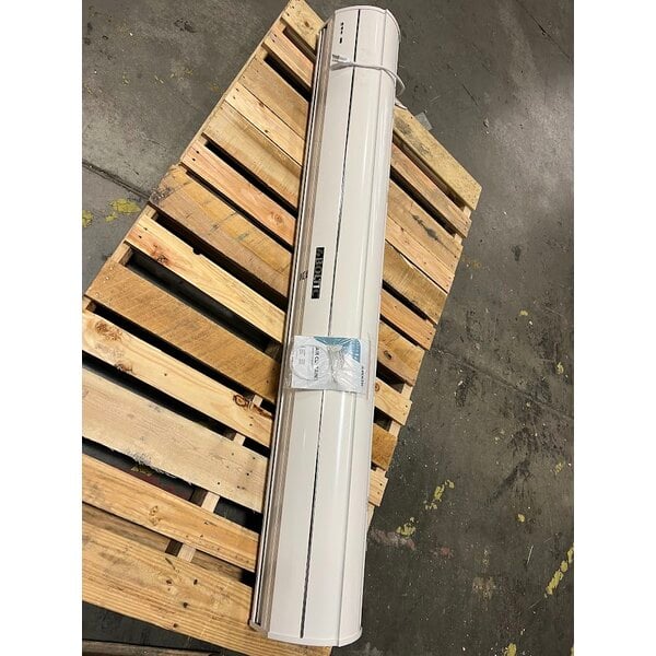 Scratch and Dent Boltic 72" White Aluminum Air Curtain with Remote Magnetic Door Switch