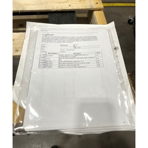 Scratch and Dent Alto-Shaam 100-HW/D643 4/3 Size 1 Pan Drop-In Hot Food Well for 6" Deep Pans - 120V