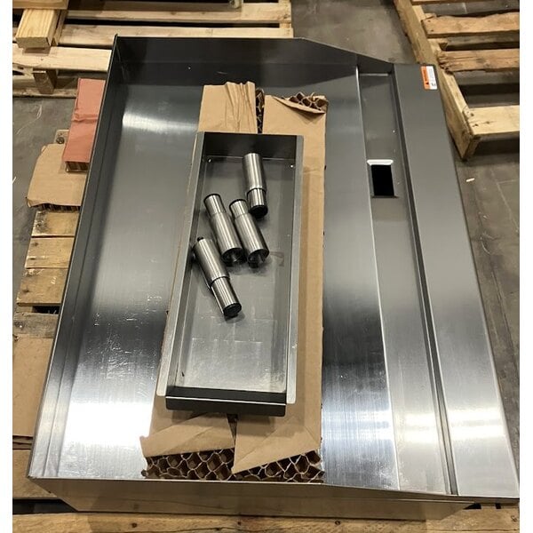 Scratch and Dent Cooking Performance Group GU-CPG-36-M Ultra Series 36" Chrome Plated Electric Countertop Griddle - 9,000W / 12,000W, 208 / 240V