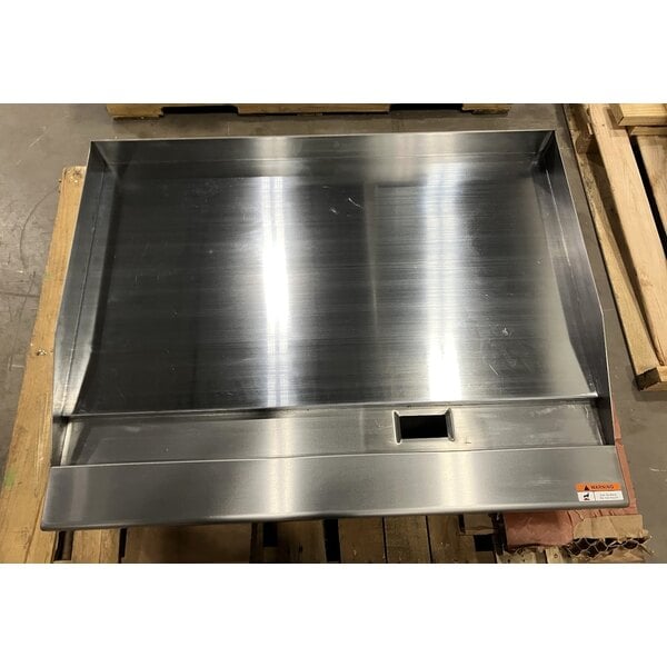 Scratch and Dent Cooking Performance Group GU-CPG-36-M Ultra Series 36" Chrome Plated Electric Countertop Griddle - 9,000W / 12,000W, 208 / 240V