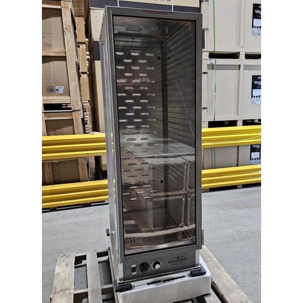 Scratch and Dent MainStreet Equipment CH-1836U Full Size Non-Insulated Heated Holding Cabinet with Clear Door - 120V