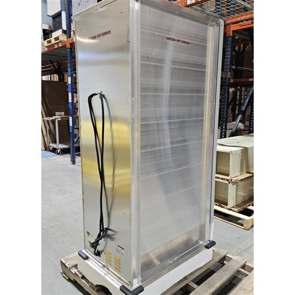 Scratch and Dent MainStreet Equipment CH-1836U Full Size Non-Insulated Heated Holding Cabinet with Clear Door - 120V