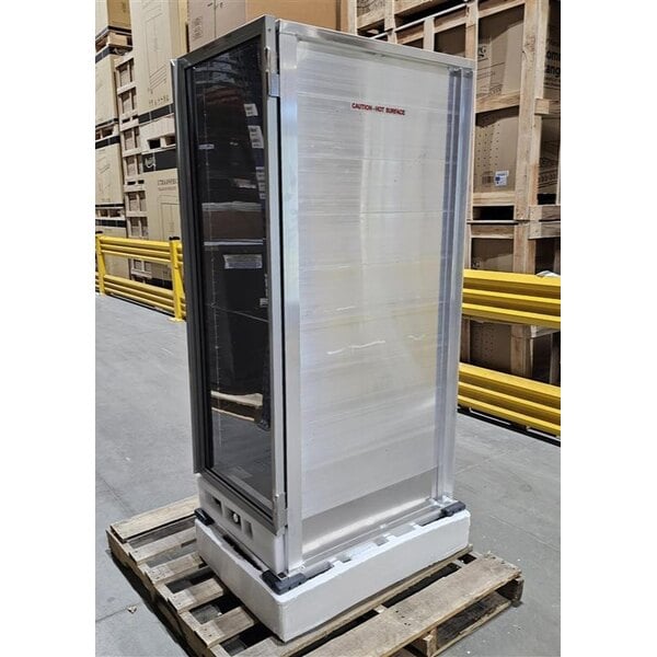 Scratch and Dent MainStreet Equipment CH-1836U Full Size Non-Insulated Heated Holding Cabinet with Clear Door - 120V