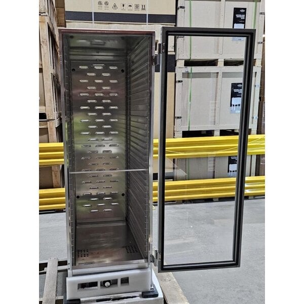 Scratch and Dent MainStreet Equipment CH-1836U Full Size Non-Insulated Heated Holding Cabinet with Clear Door - 120V
