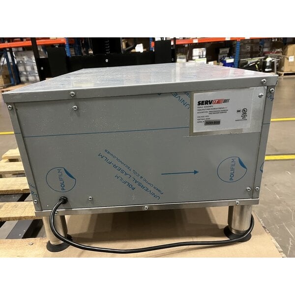 Scratch and Dent ServIt WDNFS-1 Single Narrow Freestanding Drawer Warmer - 450W, 120V