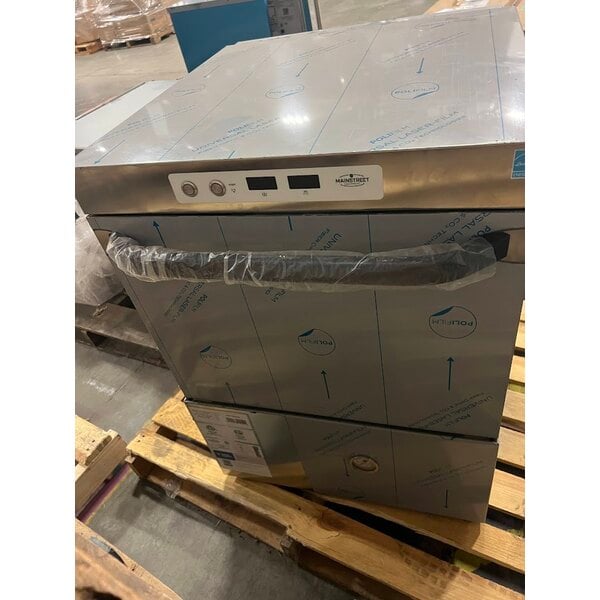 Scratch and Dent MainStreet Equipment HTUC High-Temperature Undercounter Dishwasher - 208V/240V, 1 Phase