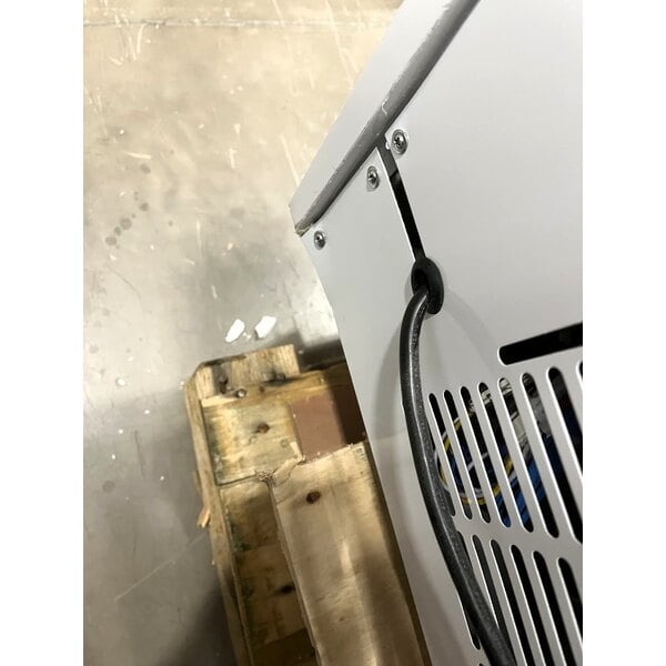 Scratch and Dent Avantco GDC-49-HC 53" White Customizable Swing Glass Door Merchandiser Refrigerator with LED Lighting