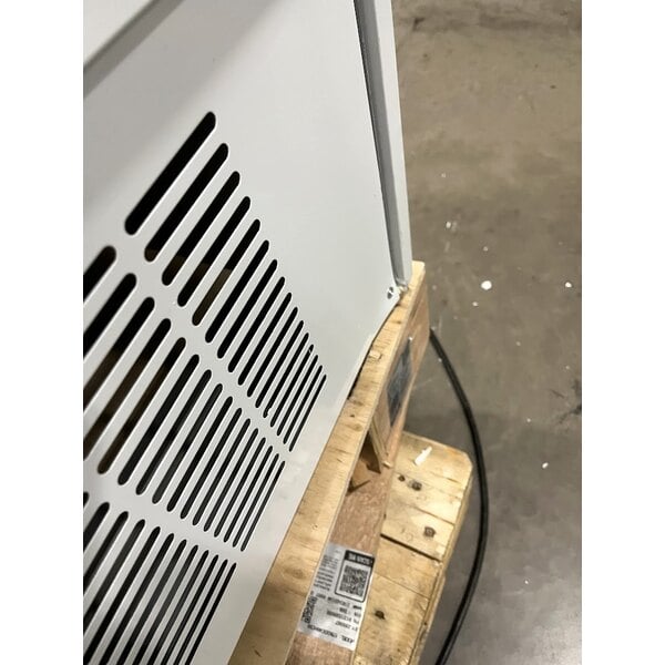 Scratch and Dent Avantco GDC-49-HC 53" White Customizable Swing Glass Door Merchandiser Refrigerator with LED Lighting