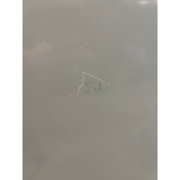 Scratch and Dent Avantco GDC-49-HC 53" White Customizable Swing Glass Door Merchandiser Refrigerator with LED Lighting