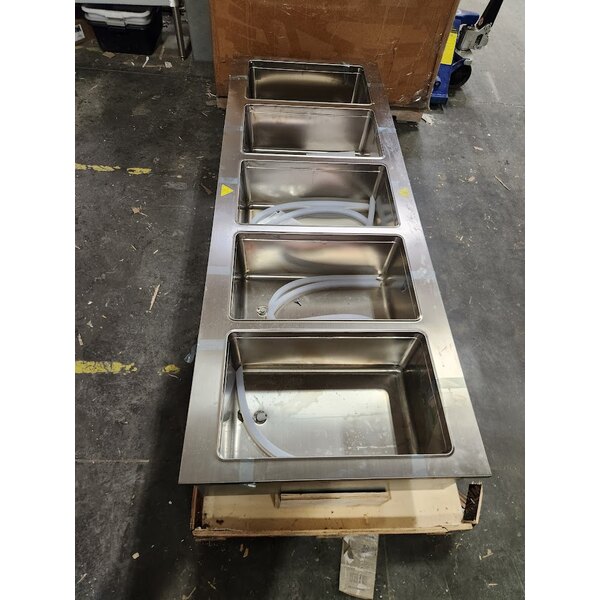 Scratch and Dent ServIt SDW-5H Five Pan Full Size Insulated Drop-In Hot Food Well - 208/240V