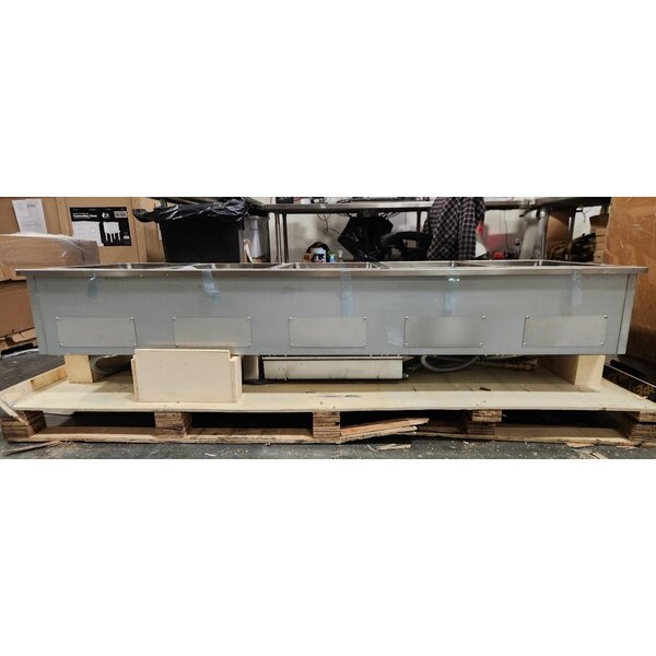 Scratch and Dent ServIt SDW-5H Five Pan Full Size Insulated Drop-In Hot Food Well - 208/240V