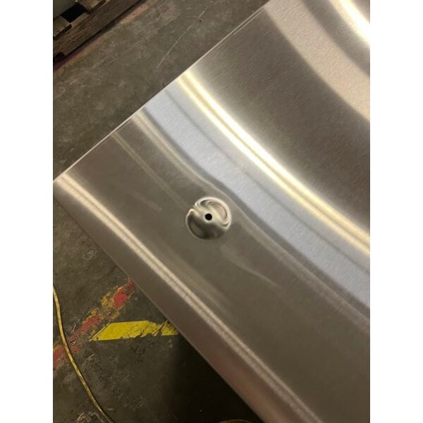 Scratch and Dent Cooking Performance Group FGC-100-N Single Deck Standard Depth Full Size Natural Gas Convection Oven with Legs - 54,000 BTU