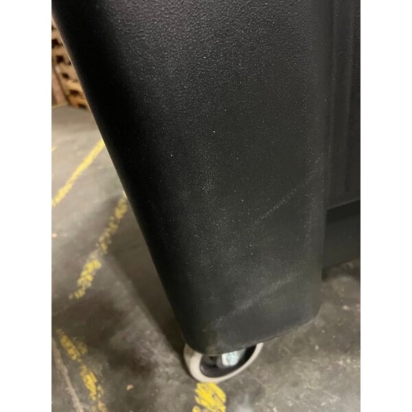 Scratch and Dent Cambro ICS100L4S110 SlidingLid™ Black Mobile Ice Bin - 100 lb. Capacity