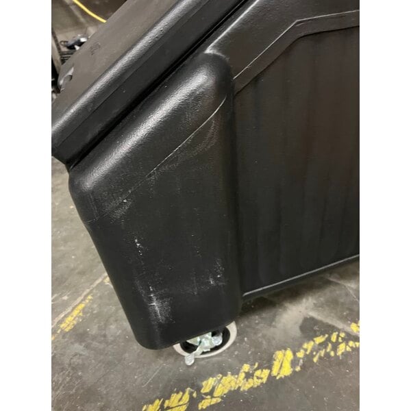 Scratch and Dent Cambro ICS100L4S110 SlidingLid™ Black Mobile Ice Bin - 100 lb. Capacity