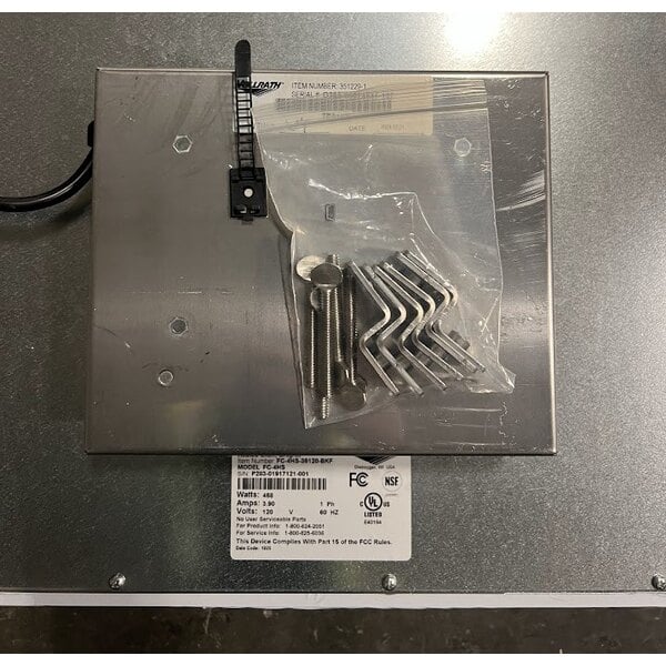 Scratch and Dent Vollrath FC-4HS-72120-BKF 72" x 25" Drop-In Heated Shelf Warmer, Flush Mount with Aluminum Hardcoat Finish - 120V, 957W