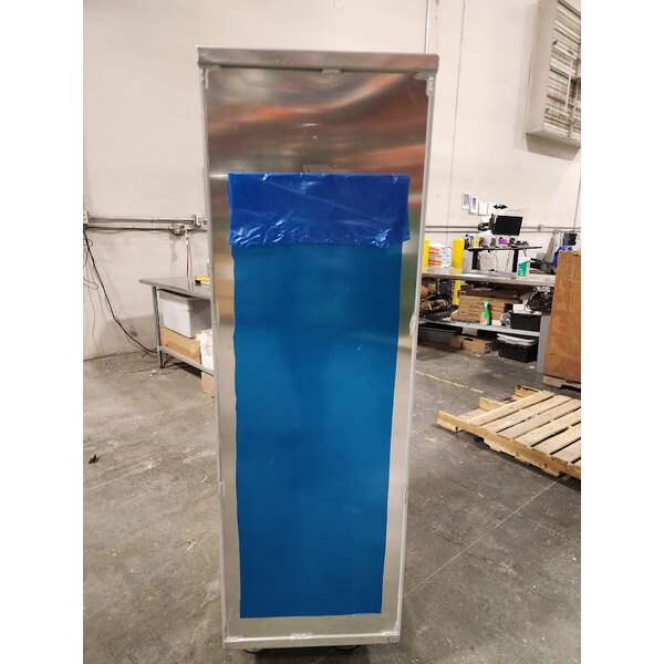 Scratch and Dent Winholt EC1840-C/LD 40 Pan End Load Enclosed Bun / Sheet Pan Rack with Clear Acrylic Door - Assembled