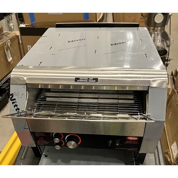 Scratch and Dent Hatco TQ-1800H Toast Qwik Conveyor Toaster - 3" Opening, 240V