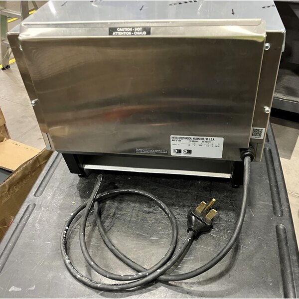 Scratch and Dent Hatco TQ-1800H Toast Qwik Conveyor Toaster - 3" Opening, 240V