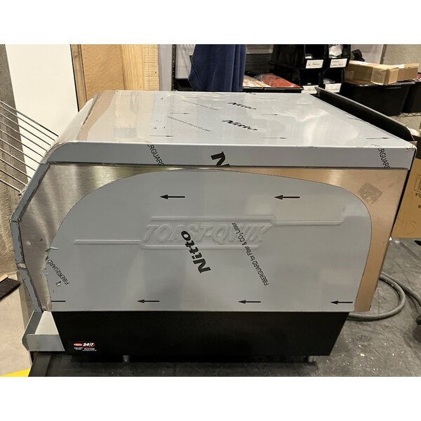 Scratch and Dent Hatco TQ-1800H Toast Qwik Conveyor Toaster - 3" Opening, 240V