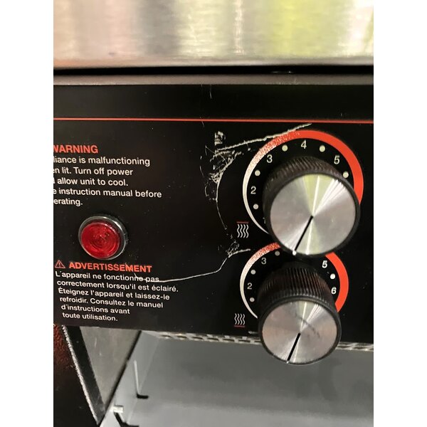 Scratch and Dent Hatco TQ-1800H Toast Qwik Conveyor Toaster - 3" Opening, 240V