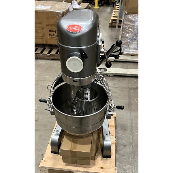Scratch and Dent Avantco MX30H 30 Qt. Planetary Floor Mixer with Guard & Standard Accessories - 120V, 1 3/4 hp