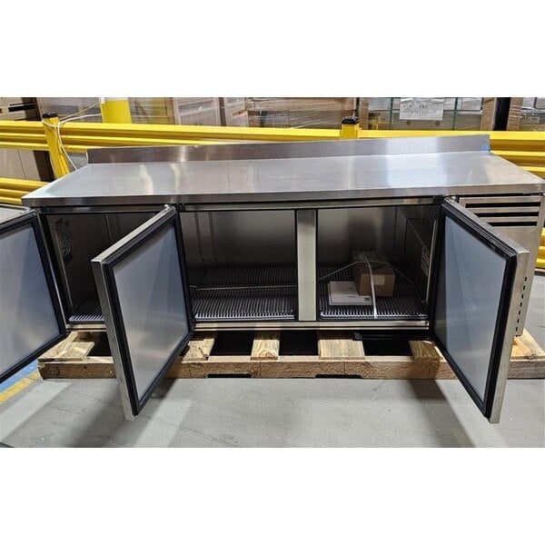 Scratch and Dent True TWT-93-HC 93 1/4" Deep Worktop Refrigerator with 3 9/16" Backsplash