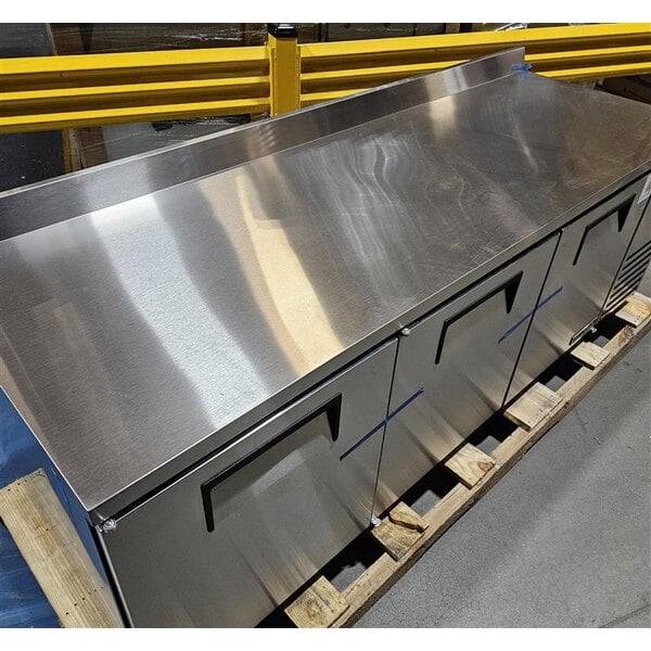 Scratch and Dent True TWT-93-HC 93 1/4" Deep Worktop Refrigerator with 3 9/16" Backsplash