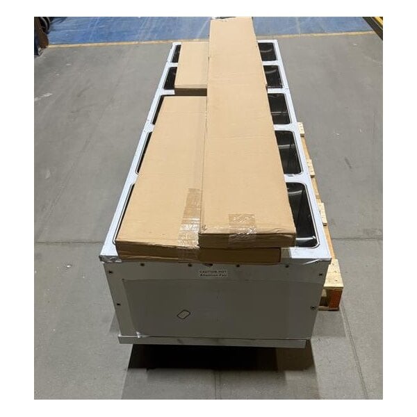 Scratch and Dent ServIt Five Pan Open Well Electric Steam Table with Fully Enclosed Base - 208/240V, 3,750W