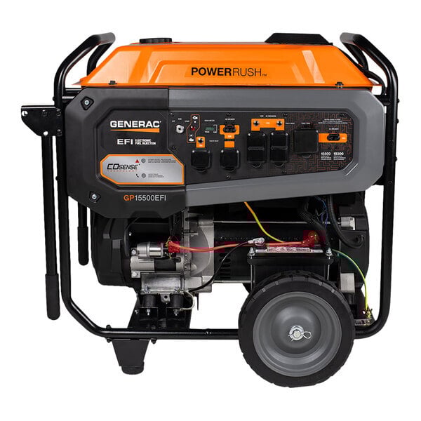 Scratch and Dent Generac GP15500EFI Portable Generator with EFI Engine 7705 - 15,500 / 19,300W, 120/240V