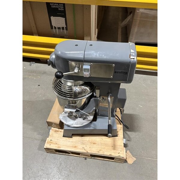 Scratch and Dent Ecoline by Hobart EMM10-1STD 10 Qt. Planetary Stand Mixer with Guard & Standard Accessories - 120V, 3/4 hp