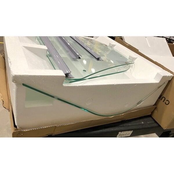 Scratch and Dent Avantco ADC-GEL-4C 26" Customizable Four Pan Gelato Dipping Cabinet with Curved Sneeze Guard and Pans