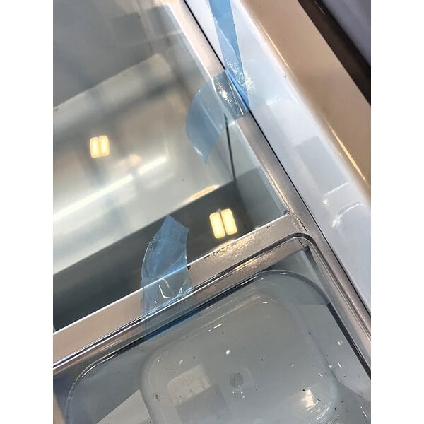 Scratch and Dent Avantco ADC-GEL-4C 26" Customizable Four Pan Gelato Dipping Cabinet with Curved Sneeze Guard and Pans