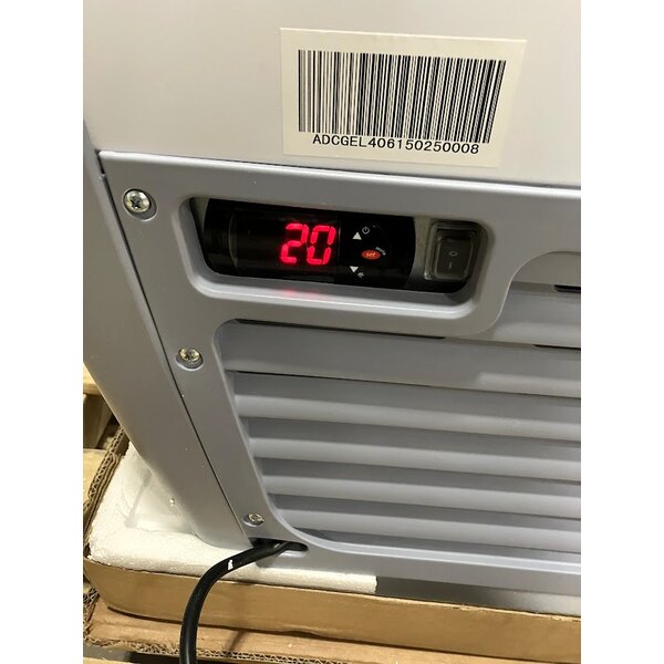 Scratch and Dent Avantco ADC-GEL-4C 26" Customizable Four Pan Gelato Dipping Cabinet with Curved Sneeze Guard and Pans