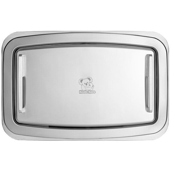 Scratch and Dent Koala Kare KB310-SSWM 41 3/16" x 26 3/8" Horizontal Surface Mount Stainless Steel Baby Changing Station / Table