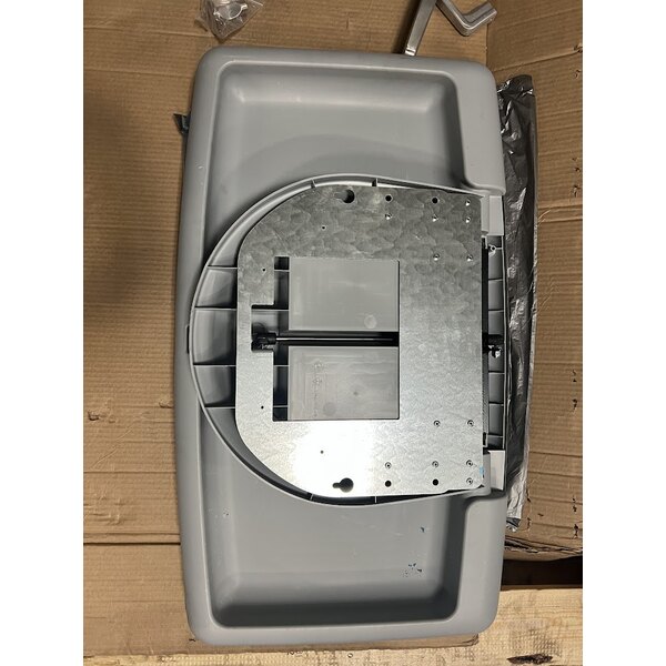 Scratch and Dent Koala Kare KB310-SSWM 41 3/16" x 26 3/8" Horizontal Surface Mount Stainless Steel Baby Changing Station / Table