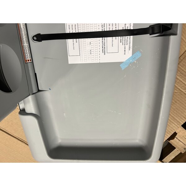 Scratch and Dent Koala Kare KB310-SSWM 41 3/16" x 26 3/8" Horizontal Surface Mount Stainless Steel Baby Changing Station / Table