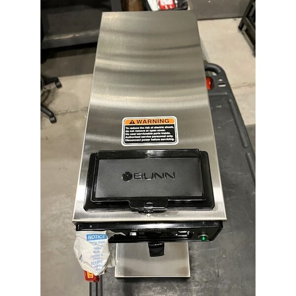 Scratch and Dent Bunn 23001.0006 CWTF15-APS Automatic Airpot Coffee Brewer with Hot Water Faucet - 120V